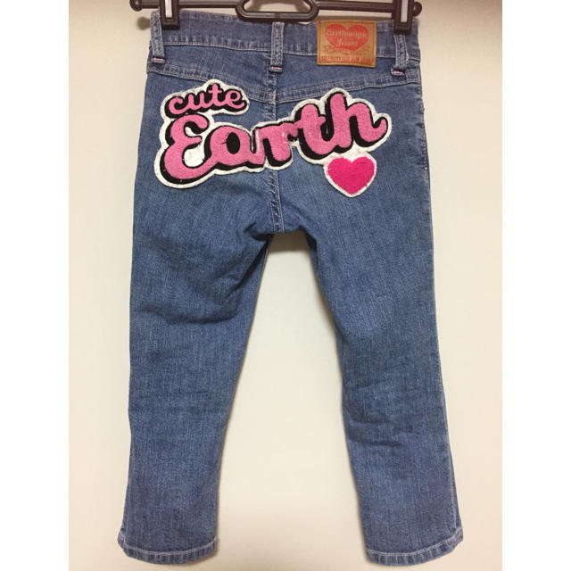 EARTHMAGIC(アースマジック)のお値下しました♡アースマジックデニム130cm キッズ/ベビー/マタニティのキッズ服女の子用(90cm~)(パンツ/スパッツ)の商品写真