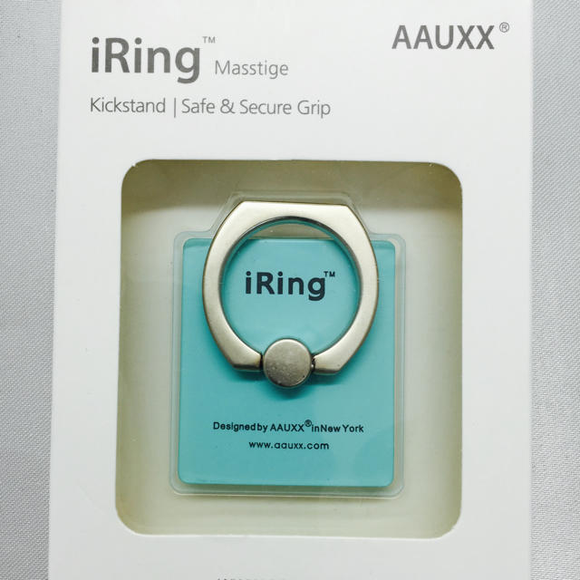 グリーン バンカーリング iRing   スマホ/家電/カメラのスマホアクセサリー(その他)の商品写真