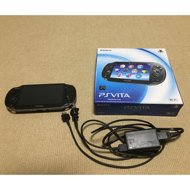 本体PlayStation®Vita クリスタル・ブラック Wi-Fiモデル