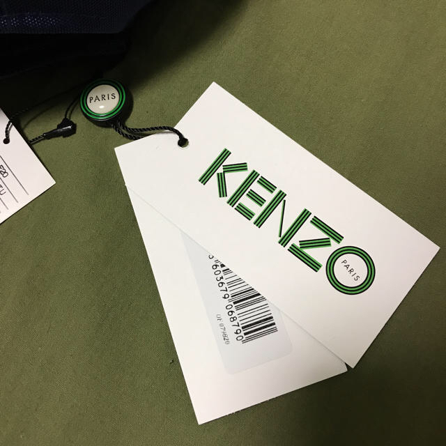 kenzo タイガー刺繍 キャップ ネイビー