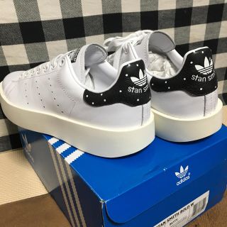 アディダス(adidas)のあーちゃん様専用【新品】adidas スタンスミス厚底（ホワイト×ドット24㎝）(スニーカー)