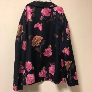 ヨウジヤマモト(Yohji Yamamoto)のbig floral pattern shirt jacket(シャツ)