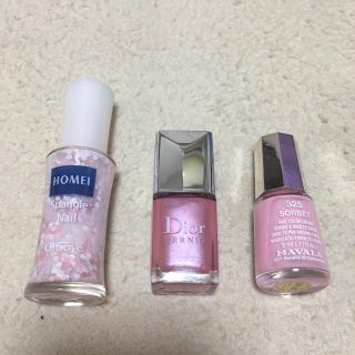 ディオール(Dior)のDIOR 入り！ピンク ネイルセット(マニキュア)