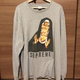 シュプリーム(Supreme)のSupreme Nun Tシャツ 長袖 17ss XLサイズ ロンT グレー(Tシャツ/カットソー(七分/長袖))