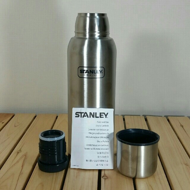 ■新品　未使用■STANLEY スタンレー　真空ボトル　1L　シルバー　水筒