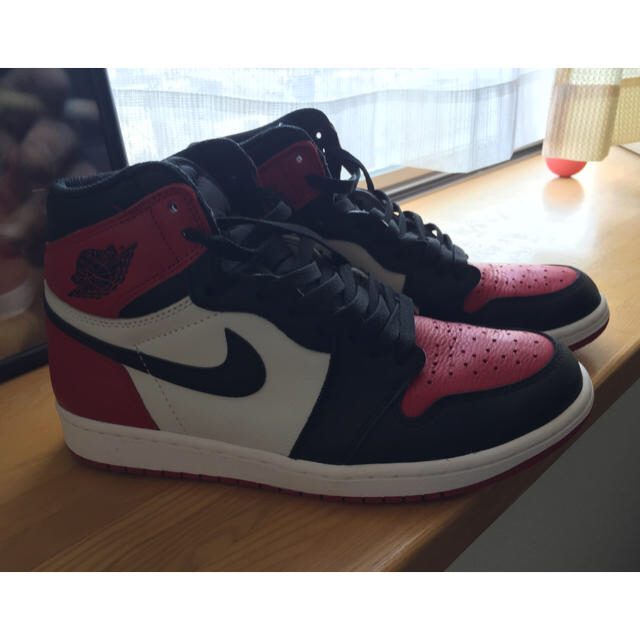 jordan1 toe bread nike supreme