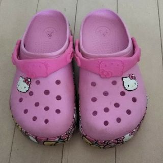 クロックス(crocs)のクロックス キティピンク サイズ20センチ(サンダル)