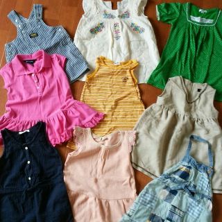 ラルフローレン(Ralph Lauren)のキッズ　女の子 ワンピース ブランド 半袖 ノースリーブ 90、95、100(ワンピース)