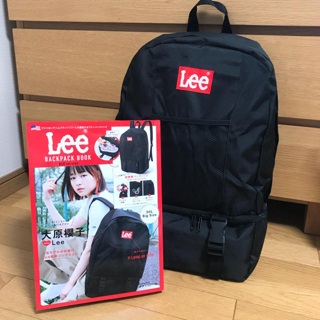 Lee(リー)のLee  バックパック 赤 ムック本 レディースのバッグ(リュック/バックパック)の商品写真