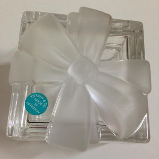 Tiffany & Co. - ティファニー クリスタルガラス 小物入れ Tiffanyの