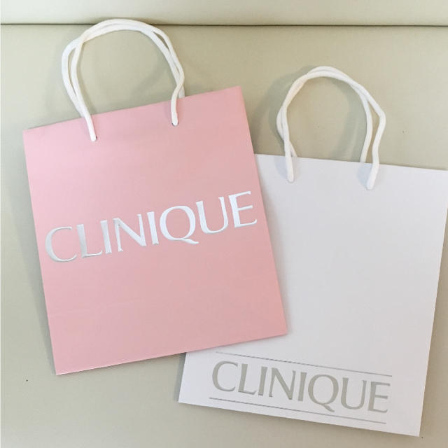 CLINIQUE(クリニーク)のCLINIQUE ショッパー ショップ袋 限定品 レディースのバッグ(ショップ袋)の商品写真