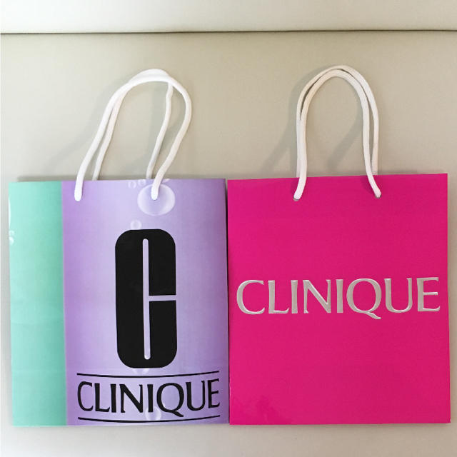CLINIQUE(クリニーク)のCLINIQUE ショッパー ショップ袋 限定品 レディースのバッグ(ショップ袋)の商品写真