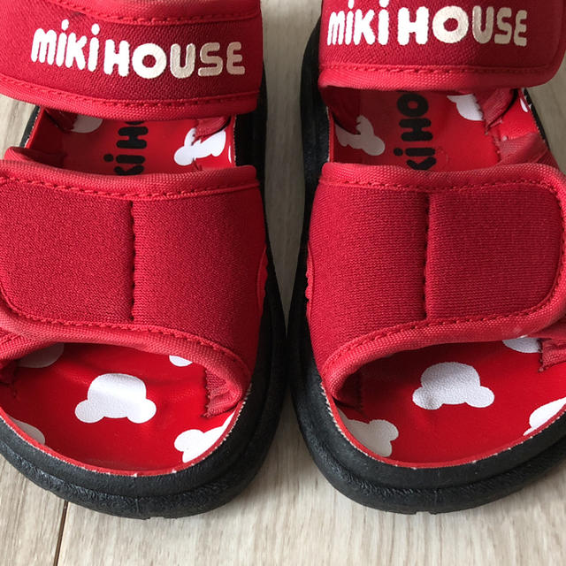 mikihouse(ミキハウス)のミキハウスサンダル キッズ/ベビー/マタニティのベビー靴/シューズ(~14cm)(サンダル)の商品写真