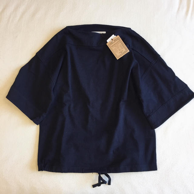 ビアズリー◎カットソー Tシャツ ネイビー - カットソー(半袖/袖なし)