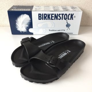 ビルケンシュトック(BIRKENSTOCK)の新品 BIRKENSTOCK マドリッド EVA 黒 38(サンダル)