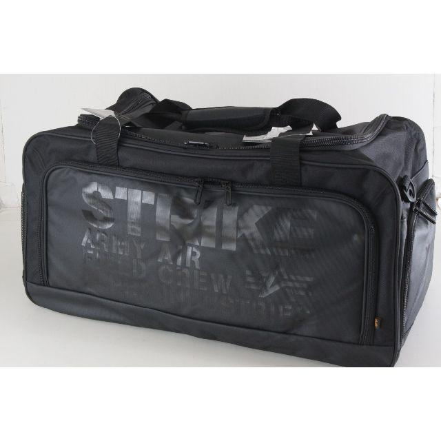 ALPHA INDUSTRIES(アルファインダストリーズ)の新品送料込　ALPHA　IGOR ボストンバッグ　54L　黒　大容量旅行鞄 メンズのバッグ(ボストンバッグ)の商品写真