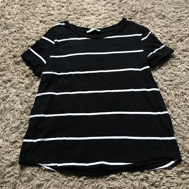 ZARA(ザラ)のZARA ブラックボーダーTシャツ♡ レディースのトップス(Tシャツ(半袖/袖なし))の商品写真
