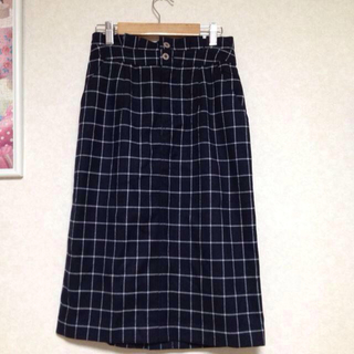 レトロガール(RETRO GIRL)のチェックタイトスカート(ひざ丈スカート)