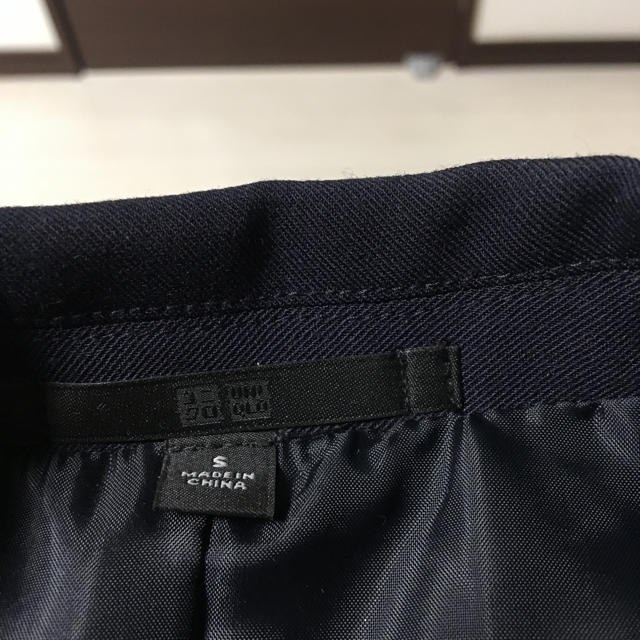 UNIQLO(ユニクロ)のユニクロ 紺ジャケット Sサイズ レディースのジャケット/アウター(テーラードジャケット)の商品写真