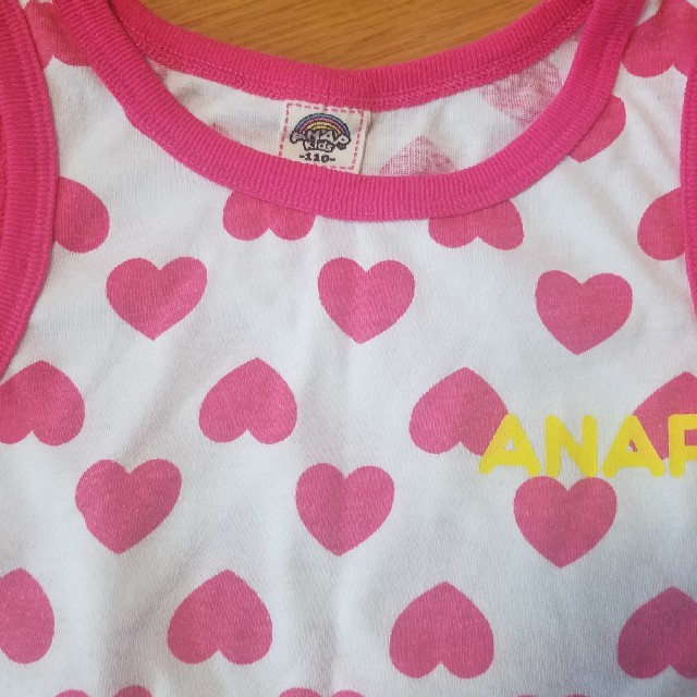 ANAP Kids(アナップキッズ)のANAPKIDS　タンクトップ110 キッズ/ベビー/マタニティのキッズ服女の子用(90cm~)(Tシャツ/カットソー)の商品写真