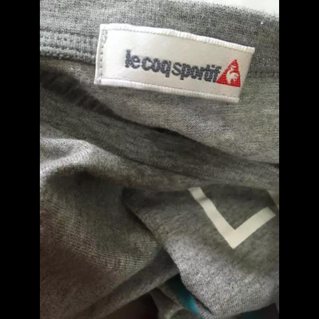 le coq sportif(ルコックスポルティフ)のルコック ロゴTシャツ M レディース 150 160 グレー ヨガウェア スポーツ/アウトドアのトレーニング/エクササイズ(ヨガ)の商品写真