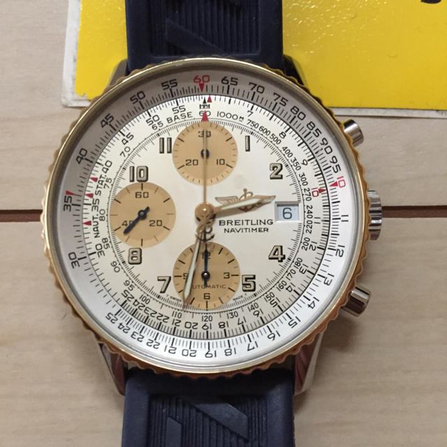 BREITLING(ブライトリング)のpeach様専用ブライトリング オールドナビタイマー  18金ベゼル メンズの時計(腕時計(アナログ))の商品写真