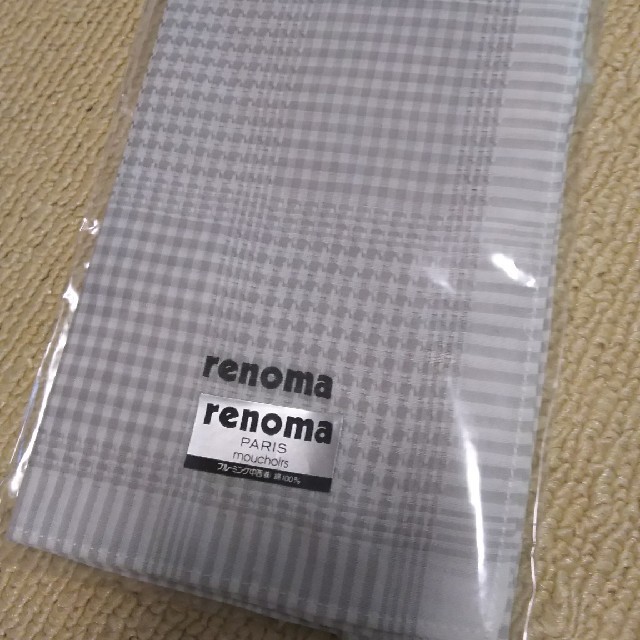 RENOMA(レノマ)のみこ様専用renomaとポール・モーリアのハンカチ２枚合計３枚 メンズのファッション小物(ハンカチ/ポケットチーフ)の商品写真