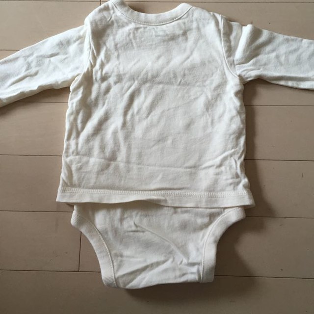 babyGAP(ベビーギャップ)のしー様専用☆ほぼ未使用！babyGAP 長袖ロンパース 60㎝ キッズ/ベビー/マタニティのベビー服(~85cm)(カバーオール)の商品写真