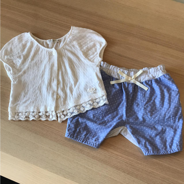 専用♪カーディガン90&カボチャパンツ100セット キッズ/ベビー/マタニティのキッズ服女の子用(90cm~)(その他)の商品写真