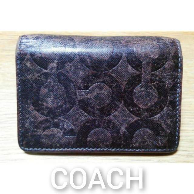 COACH(コーチ)のCOACH☆カードケース メンズのファッション小物(名刺入れ/定期入れ)の商品写真