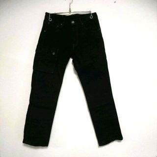 ジョンブル(JOHNBULL)のジョンブル ブラック　カーゴ パンツ M 黒 johnbull(デニム/ジーンズ)