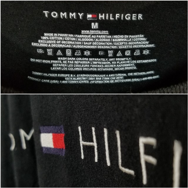 TOMMY HILFIGER(トミーヒルフィガー)のTOMMY HILFIGER 刺繍ロゴ Tシャツ メンズのトップス(Tシャツ/カットソー(半袖/袖なし))の商品写真