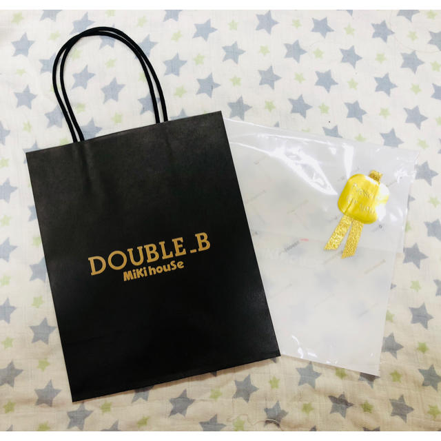 DOUBLE.B(ダブルビー)の新品 ミキハウスダブルビーラッピングセット インテリア/住まい/日用品のオフィス用品(ラッピング/包装)の商品写真