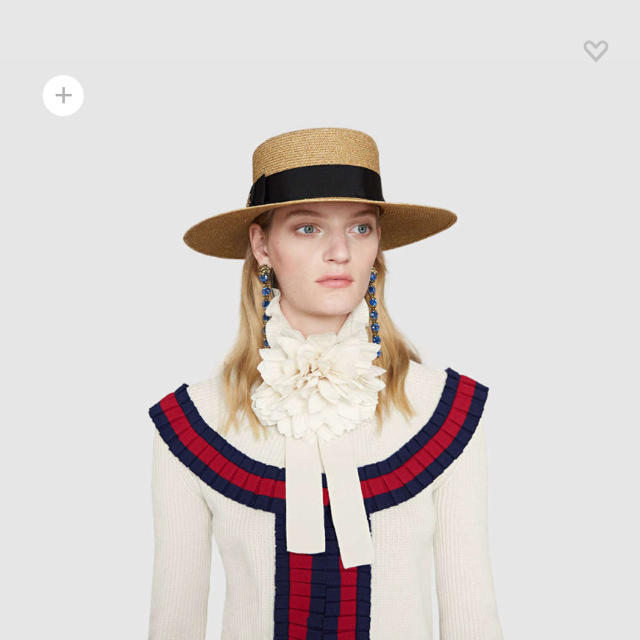 Gucci(グッチ)のGUCCI カンカン帽子👒 レディースの帽子(ハット)の商品写真