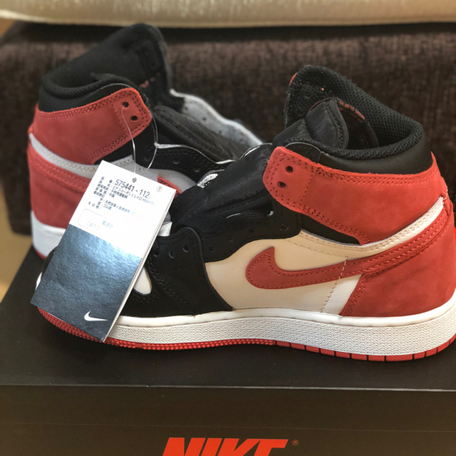 NIKE(ナイキ)の希少22.5cm　NIKE AIR JORDAN 1  OG BG レディースの靴/シューズ(スニーカー)の商品写真