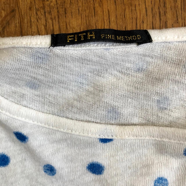 FITH(フィス)のFITH水玉ワイドTシャツ120-130Mサイズ キッズ/ベビー/マタニティのキッズ服女の子用(90cm~)(Tシャツ/カットソー)の商品写真