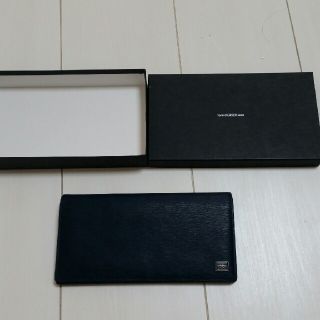 ポーター(PORTER)の新古!!超美品!! PORTER カレント　長財布　二つ折(長財布)