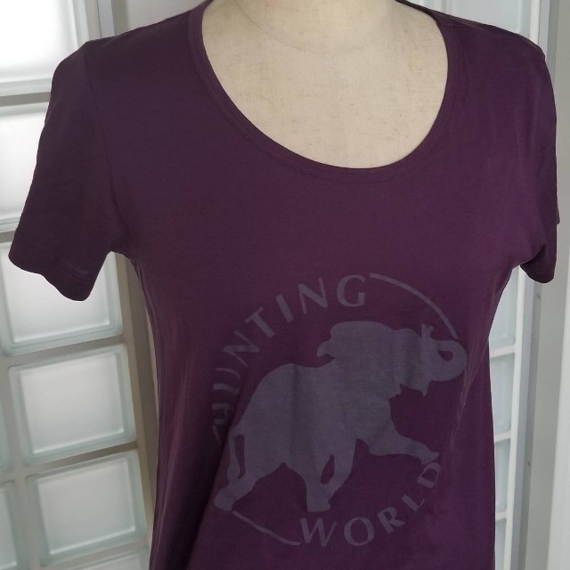 HUNTING WORLD(ハンティングワールド)のHUNTINGWORLDレディースTシャツ42L レディースのトップス(Tシャツ(半袖/袖なし))の商品写真