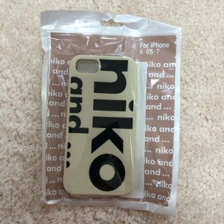 ニコアンド(niko and...)の【niko and…】iPhone シリコンケース ブラック(iPhoneケース)