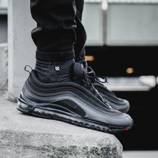 ナイキ(NIKE)の【中田君着用】nike air max 97 triple black 28.5(スニーカー)