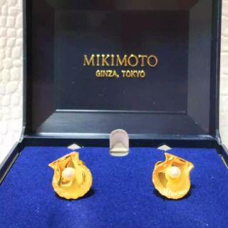 ミキモト(MIKIMOTO)の新品 パール シェル イヤリング 真珠 《MIKIMOTO ミキモト 》(イヤリング)