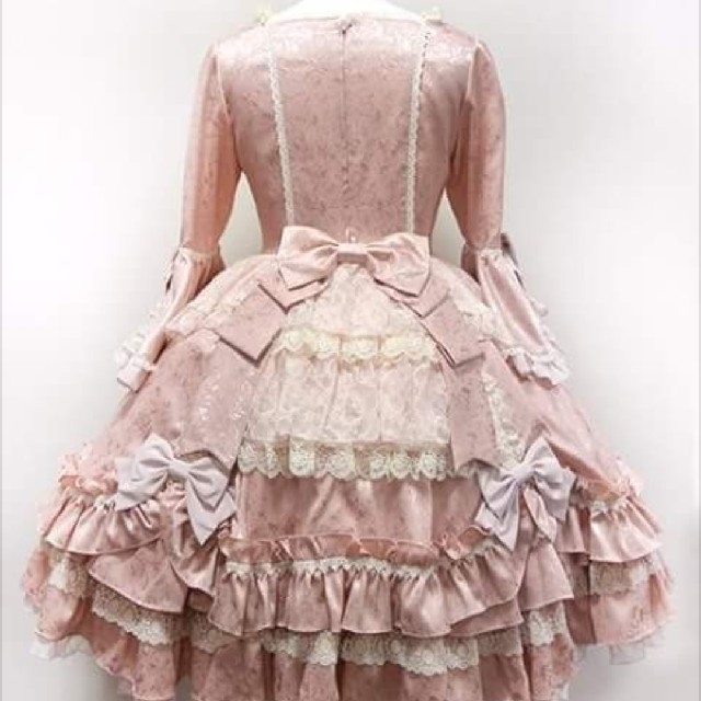 Angelic Pretty(アンジェリックプリティー)のAngelic Pretty ローズガーデンプリンセスドレス レディースのワンピース(ひざ丈ワンピース)の商品写真