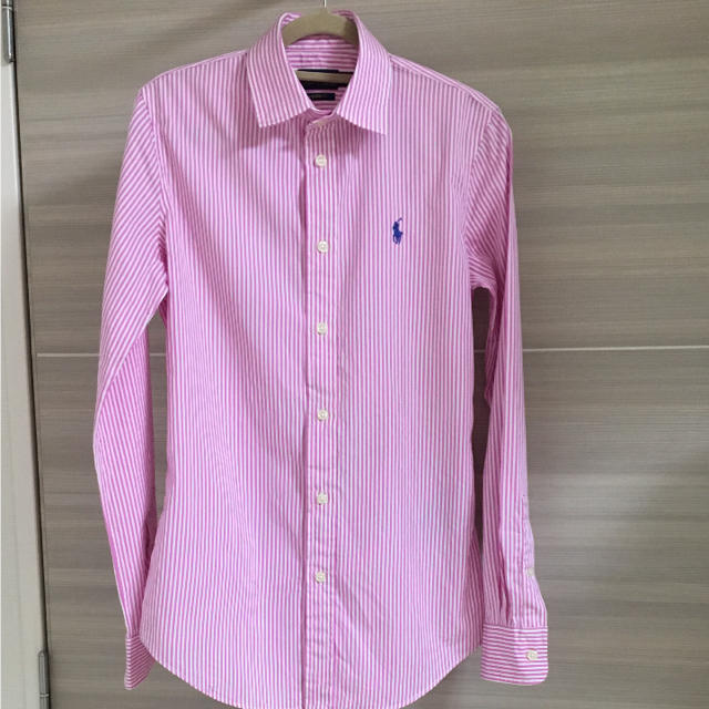 POLO RALPH LAUREN - 【ラルフローレン】ストライプシャツ ピンク Sサイズの通販 by Momo's store｜ポロラルフ