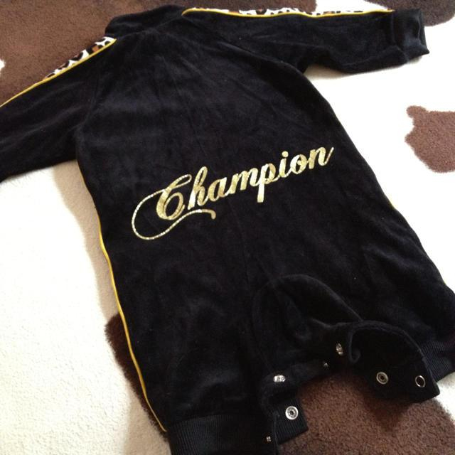 Champion(チャンピオン)のカバーオール 80 キッズ/ベビー/マタニティのベビー服(~85cm)(カバーオール)の商品写真