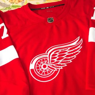 NHL レッドウィングス ユニフォーム ジャージ ホッケーシャツ