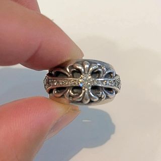 クロムハーツ(Chrome Hearts)のCHROME HEARTS  フローラル パヴェダイヤ 激安 安売り 早い者勝ち(リング(指輪))