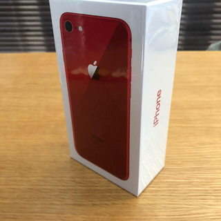 アイフォーン(iPhone)の【新品未開封】 iphone8  256GB RED  SIMフリー済み(スマートフォン本体)