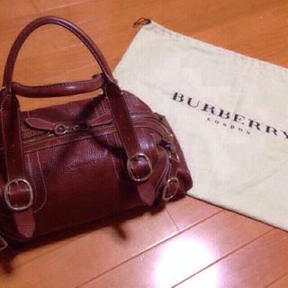 バーバリー(BURBERRY)のバーバリーの本革バッグ(トートバッグ)