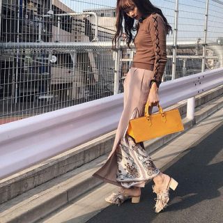 アメリヴィンテージ(Ameri VINTAGE)のアメリヴィンテージ  LAYERED WIDE PANTS パンツ ベージュ M(その他)