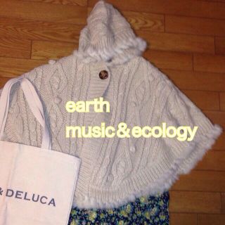 アースミュージックアンドエコロジー(earth music & ecology)のearth ポンチョ(ポンチョ)